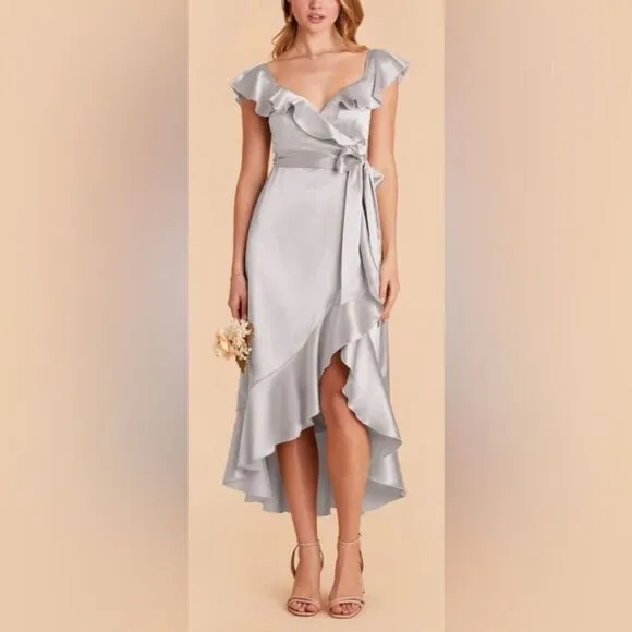 NWT Show me your MuMu Samantha, ruffle wrap, dress size L