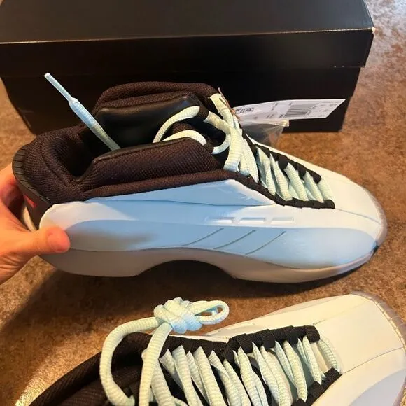 NWT Size 8 Adidas Kobe Ice Blue Crazy 1 Shoes