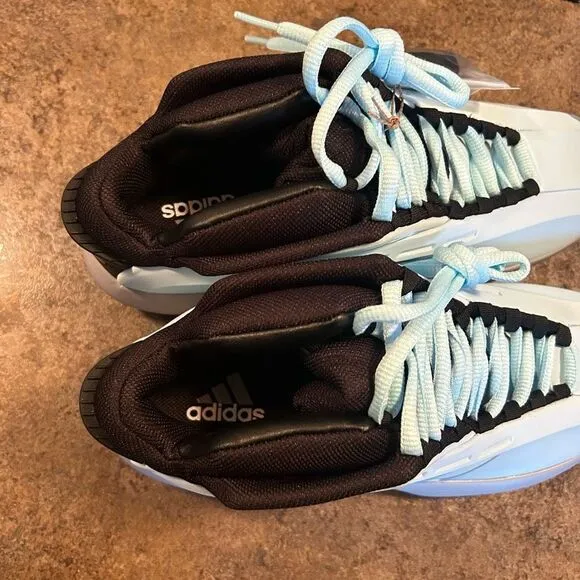 NWT Size 8 Adidas Kobe Ice Blue Crazy 1 Shoes