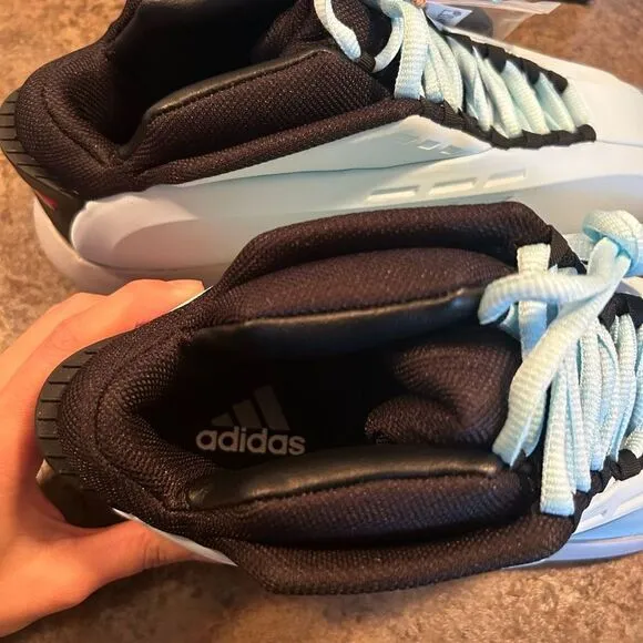 NWT Size 8 Adidas Kobe Ice Blue Crazy 1 Shoes