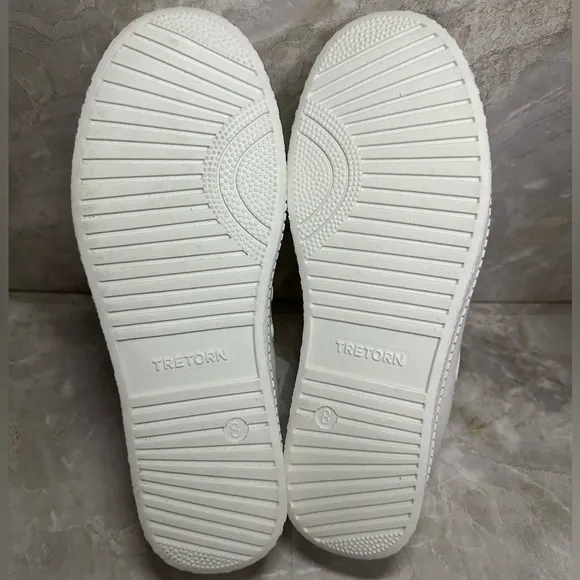 NWT - Tretorn Nylite Plus White Canvas Sneakers Size 8