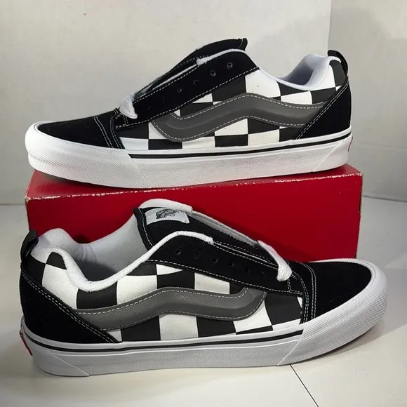 NWT Vans KNU Skool Mega Checkerboard Street/Skate Shoes Men’s 10.5