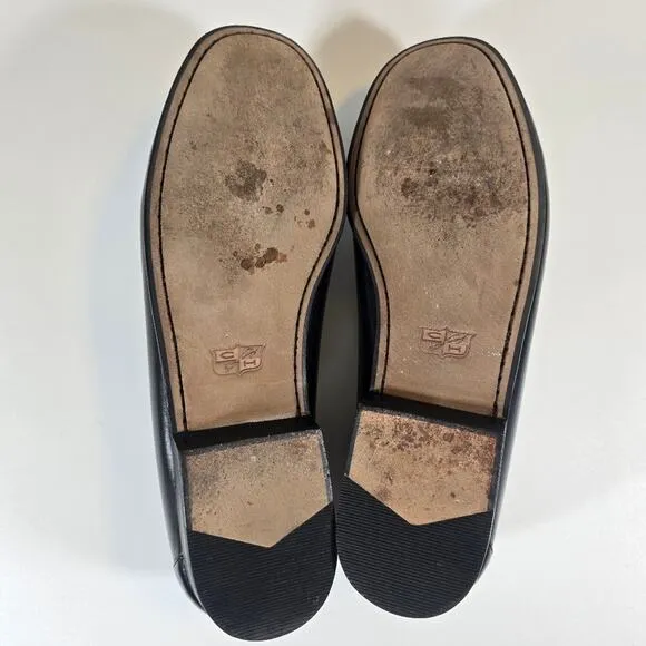 O Cole Haan Resort Black Leather Loafers Dress Shoes Mens Size 10D Preppy Office