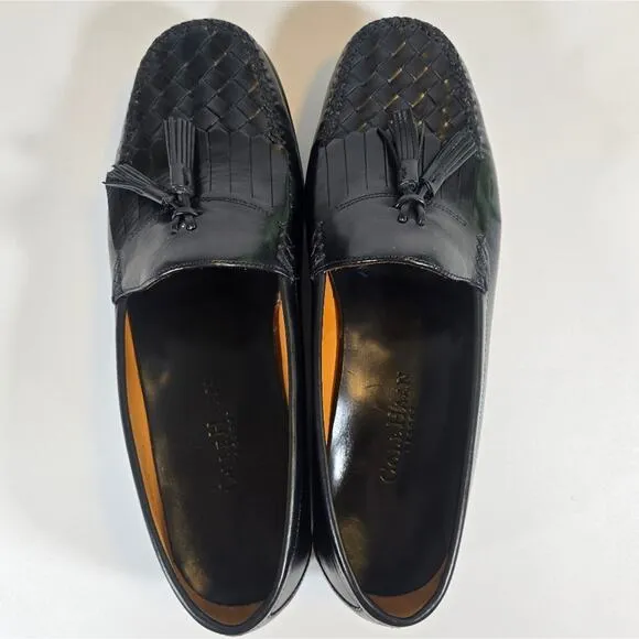 O Cole Haan Resort Black Leather Loafers Dress Shoes Mens Size 10D Preppy Office