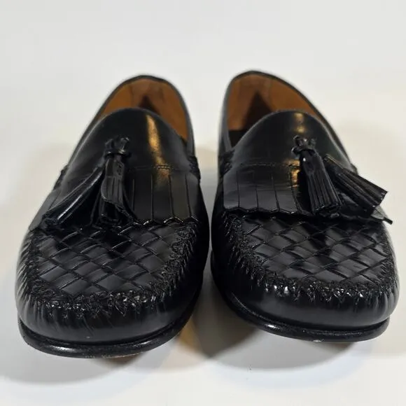 O Cole Haan Resort Black Leather Loafers Dress Shoes Mens Size 10D Preppy Office