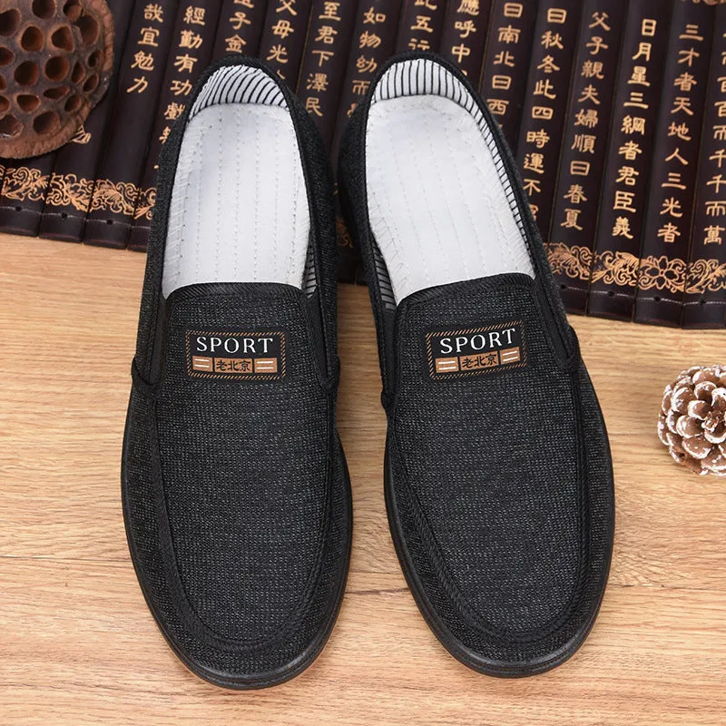 Old Beijing Cloth Shoes, Soft Sole, Breathable Middle-aged And Elderly Casual Shoes