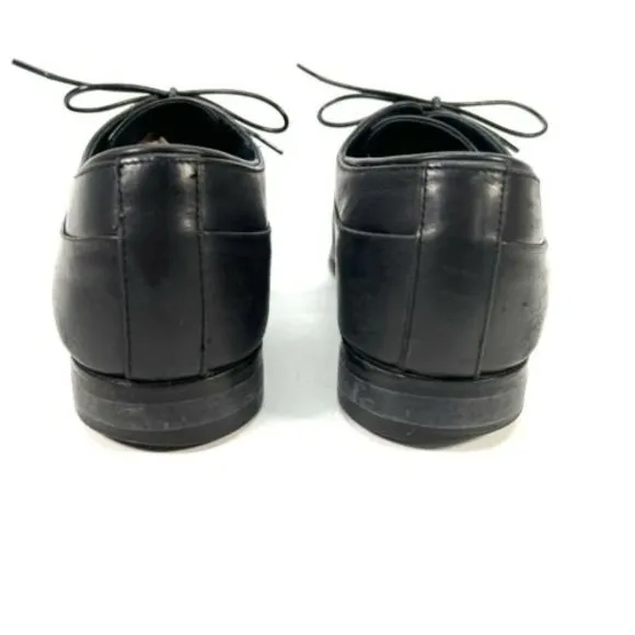 Oliver Sweeney London Pippin Derby Black Leather Dress Shoes Men's US9 EU42 UK8