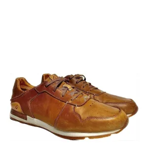 OluKai HUAKA'I LI Tan Leather Drop Heel Boat Shoe Lace Up Shoe Mens 12