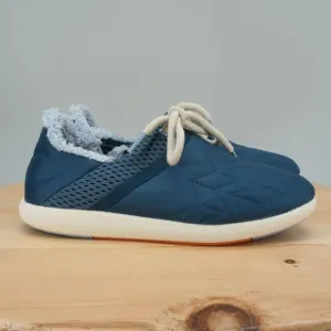 OluKai Mahiki Womens Size 10 Shoes Moonlit Ocean Faux Shearling Lined Slip-On