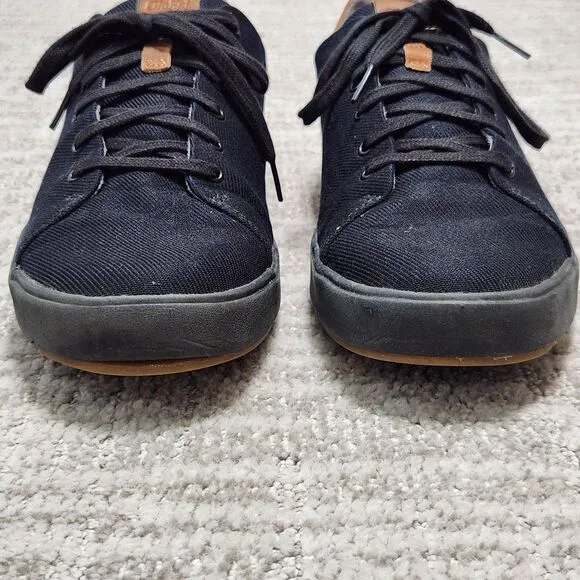 OluKai men's Lae' Ahi Li canvas sneakers shoes black size 10, 43 EU