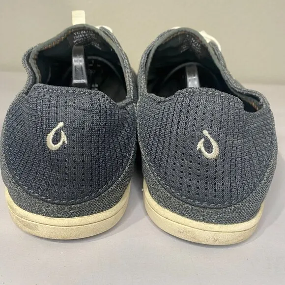 OLUKAI MEN’S NOHEA MOKU SLIP ON NO TIE BOAT SHOES