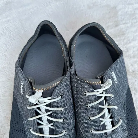 OluKai Nohea Moku Men's Boat Shoes Dark Shadow Size 12 Casual