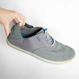 Olukai Nohea Moku Men’s No Tie Boat Shoes Gray Size 10