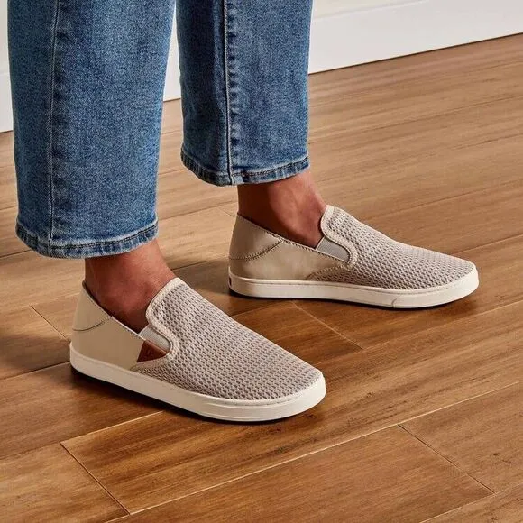 Olukai Pehuea Women Slip-On Shoes Sneakers loafers flats Sz 8 Eu 38 Tapa