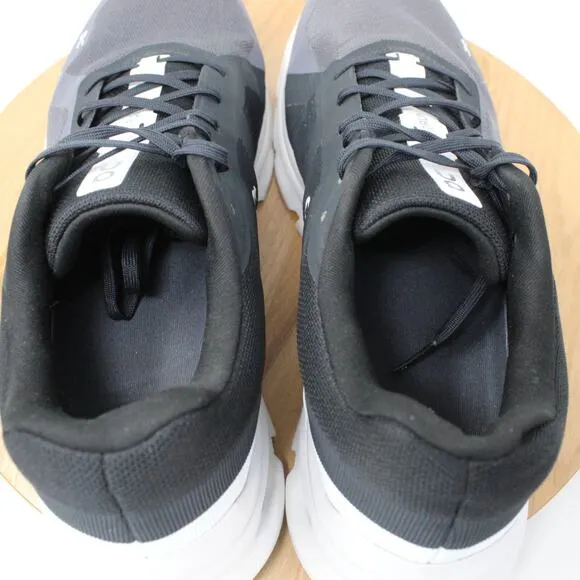 On Cloud Shoes Mens 13 Cloudrunner Running Sneakers Gray Black Gym Workout