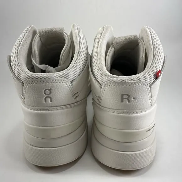 On Cloud The Roger Clubhouse Mid Tennis Shoes Mens Size 11 White Leather