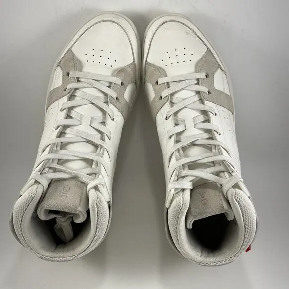 On Cloud The Roger Clubhouse Mid Tennis Shoes Mens Size 11 White Leather