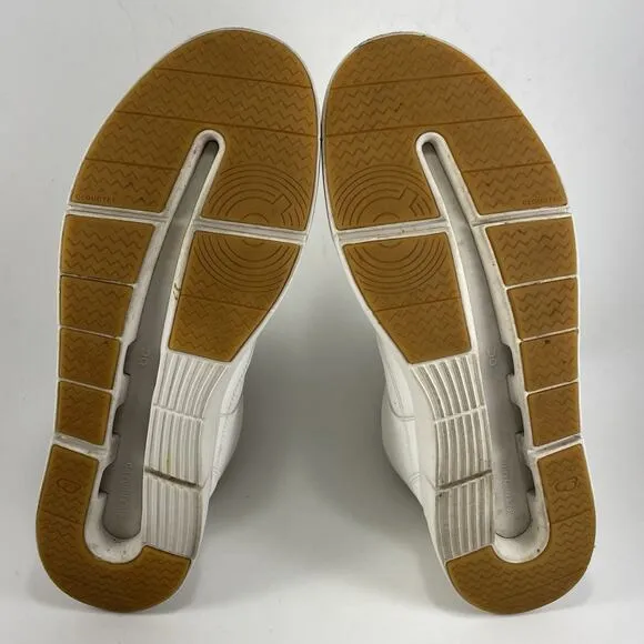 On Cloud The Roger Clubhouse Mid Tennis Shoes Mens Size 11 White Leather