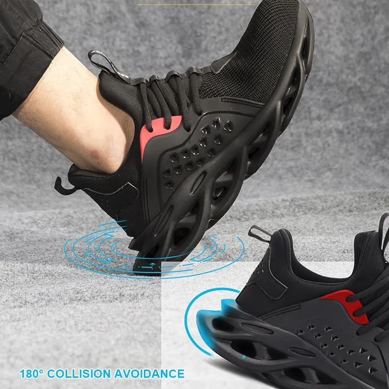 Outdoor Ademend Mesh Stalen Neus Anti Smashing Working Shoes