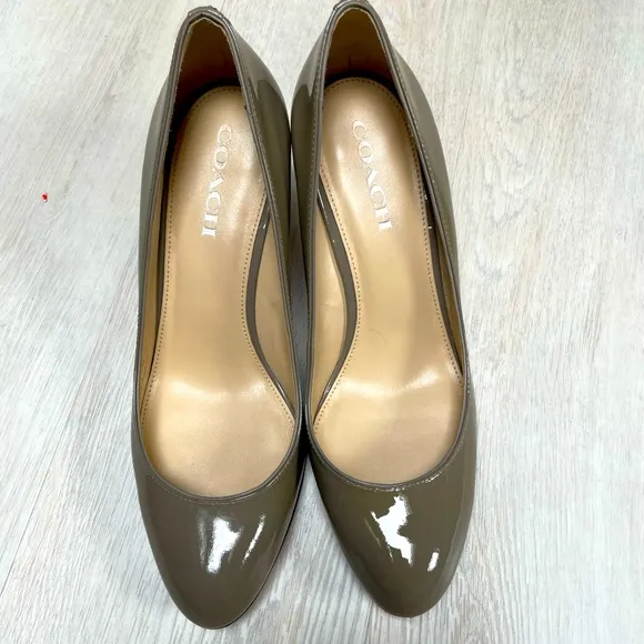 Patent leather COACH shoes