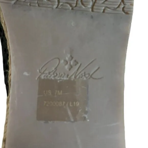 Patricia Nash Espadrille leather shoes