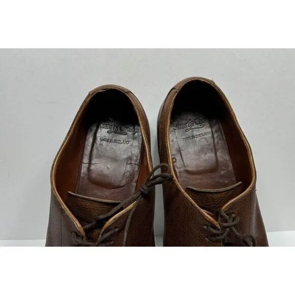 Paul Stuarts Choice Shoes Men’s Size 10.5 E Brown Split Toe Derby England