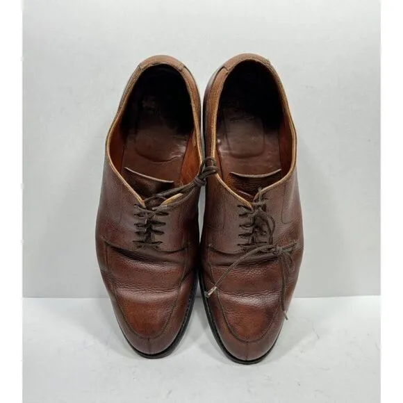 Paul Stuarts Choice Shoes Men’s Size 10.5 E Brown Split Toe Derby England