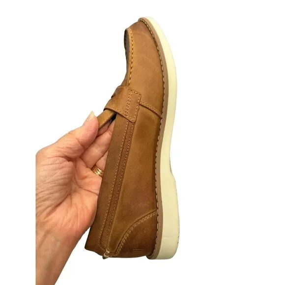 Penny Loafers Top-Siders Sperry Mens Slip On, 8 M Brown Leather Shoes STS22371