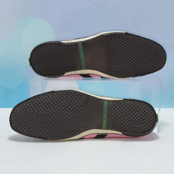 PF FLYERS PINTAIL NIB – Vintage active shoes, USA, canvas, pink/brown, size 8.5