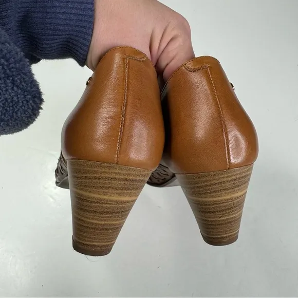 Pikolinos Brown Leather Samoa Pump Shoes Size 40