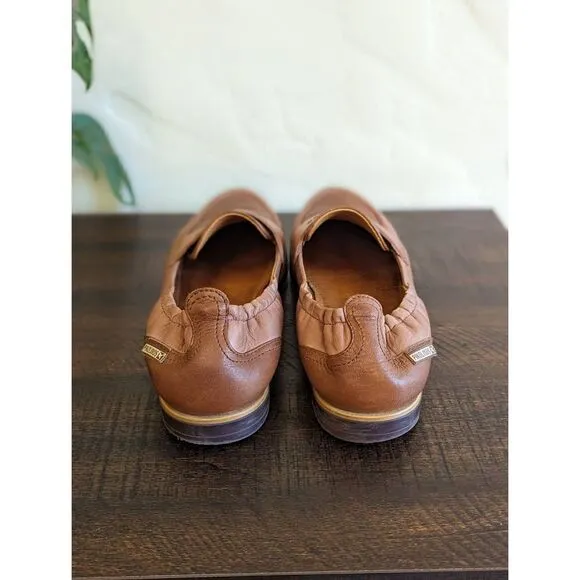 Pikolinos Women's Santorini Leather Loafer Shoes - Size 40