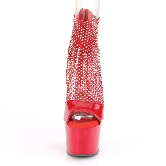 Platform Rhinestone Patent High Heel Shoes