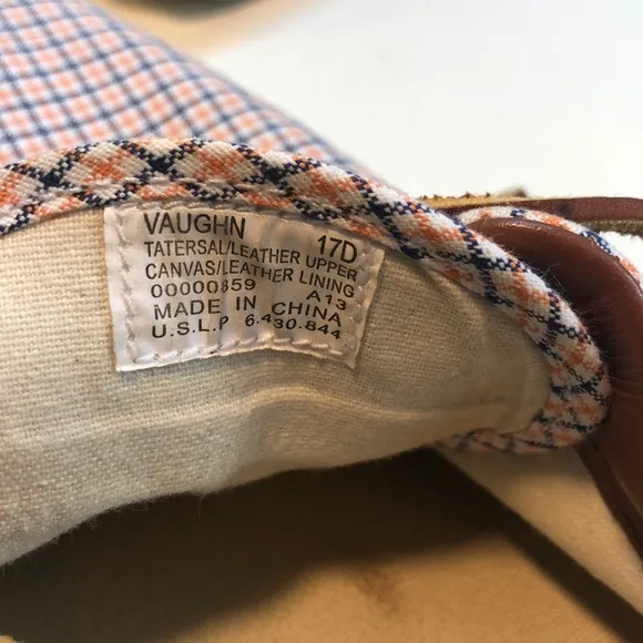 Polo by RL Orange, Blue &amp; White Vaughn Boat Shoes