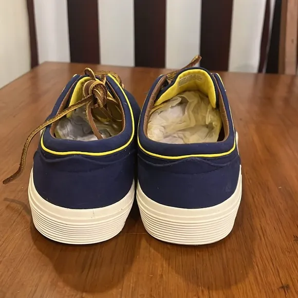 Polo Ralph Lauren Faxon canvas shoes sneakers new Blue Mens Size 11.5