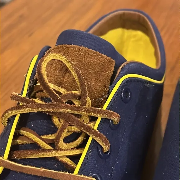Polo Ralph Lauren Faxon canvas shoes sneakers new Blue Mens Size 11.5