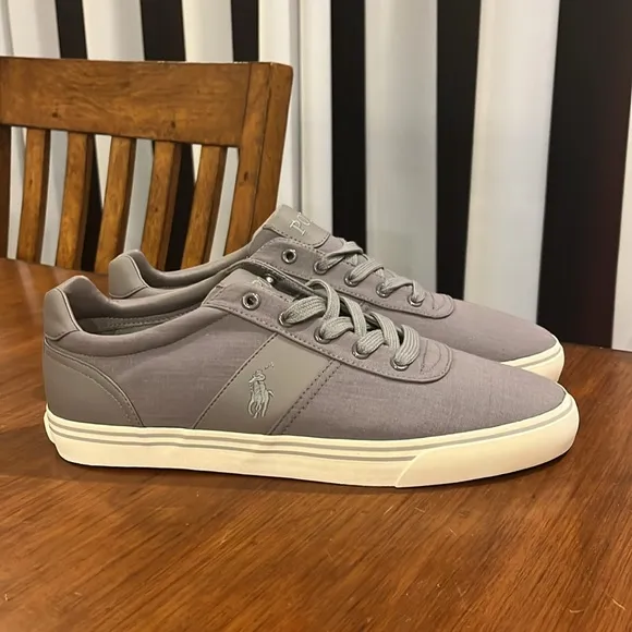 Polo Ralph Lauren Hanford boat shoes sneakers ripstop grey new Mens Sizes