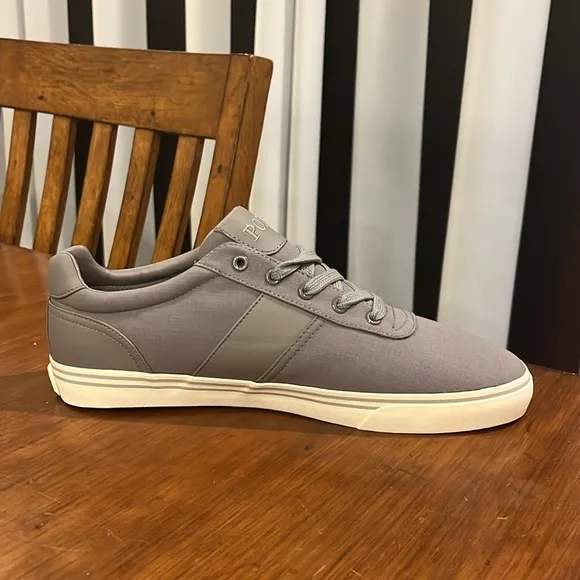 Polo Ralph Lauren Hanford boat shoes sneakers ripstop grey new Mens Sizes