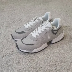 Polo Ralph Lauren Jogger Men's Shoes Sneakers Soft Grey Size 11.5