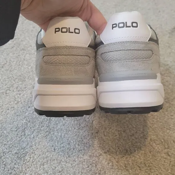 Polo Ralph Lauren Jogger Men's Shoes Sneakers Soft Grey Size 11.5