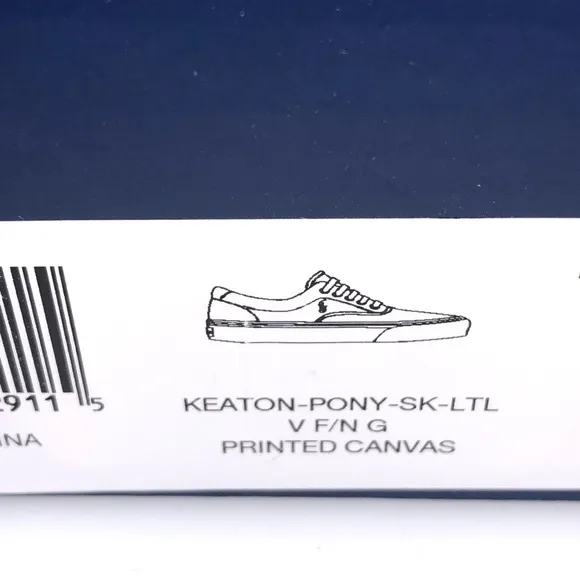 Polo Ralph Lauren Keaton Pony Floral Men's Canvas Low Top Shoes Sneakers