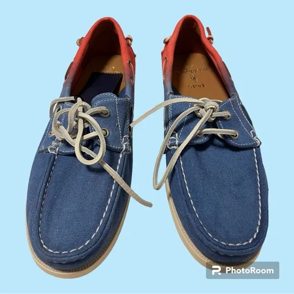 Polo Ralph Lauren Merton Boat Shoes USA Ombre