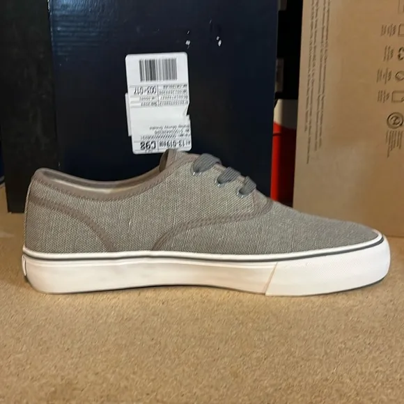 Polo Ralph Lauren Morray Boat Deck shoes sneakers Burlap grey Mens Size 11