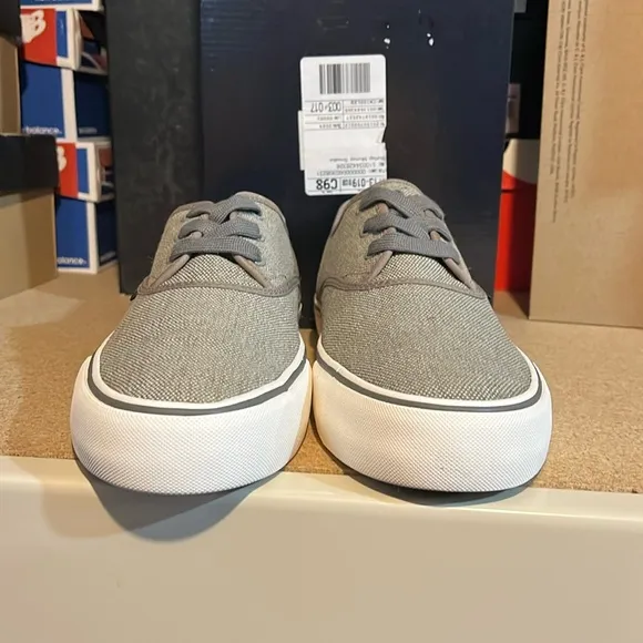 Polo Ralph Lauren Morray Boat Deck shoes sneakers Burlap grey Mens Size 11