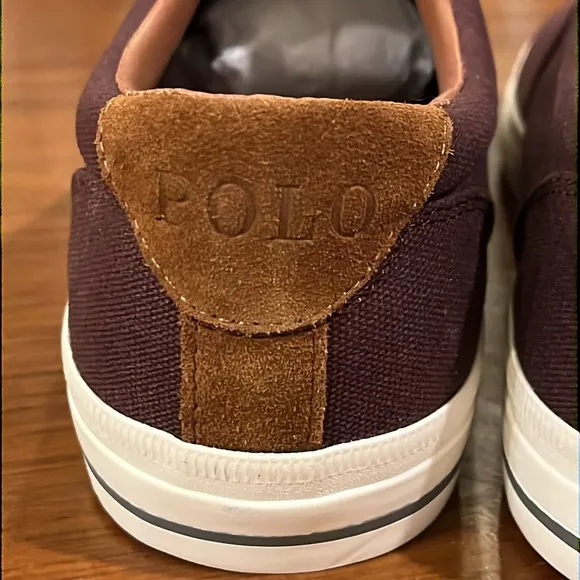Polo Ralph Lauren Vaughn Boat Deck Shoes Sneakers new wine Men’s Size 11