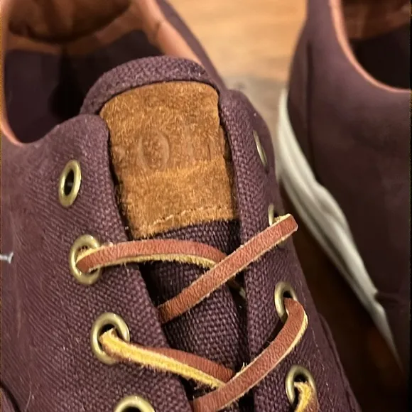 Polo Ralph Lauren Vaughn Boat Deck Shoes Sneakers new wine Men’s Size 11