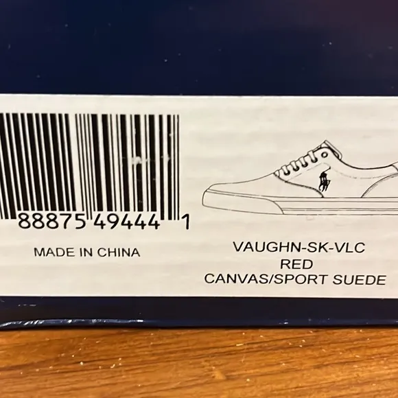 Polo Ralph Lauren Vaughn Boat Deck Shoes Sneakers new wine Men’s Size 11