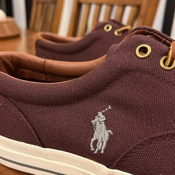Polo Ralph Lauren Vaughn Boat Deck Shoes Sneakers new wine Men’s Size 11