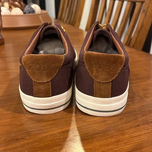 Polo Ralph Lauren Vaughn Boat Deck Shoes Sneakers new wine Men’s Size 11