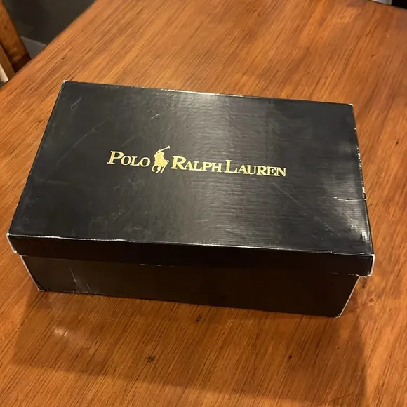 Polo Ralph Lauren Vaughn Boat deck shoes sneakers new wine plaid Men’s Size 9
