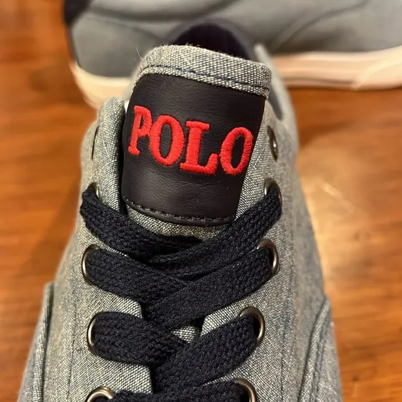Polo Ralph Lauren Vaughn Chambray boat shoes sneakers new Mens Size 12